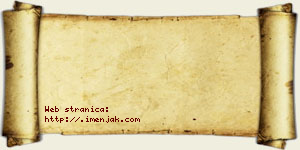 Jovanka Debeljak vizit kartica